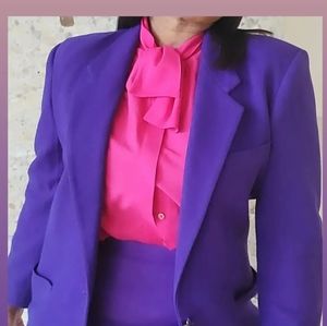 Vintage purple Talbot's blazer